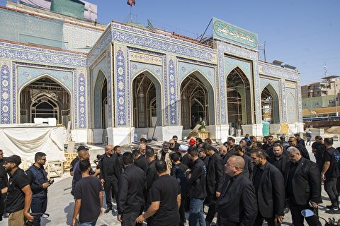 آماده‌سازی سازه جدید تل زینبیه برای میزبانی از زائران اربعین+گزارش تصویری